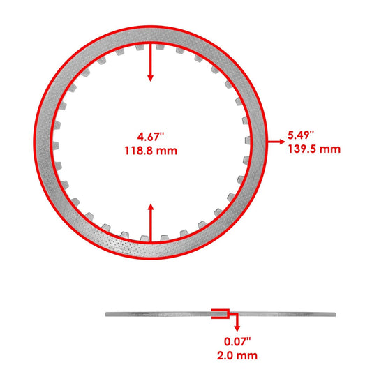 Clutch Friction Plates and Gasket kit for Honda VT1100C Shadow 1100 1985 - 1986