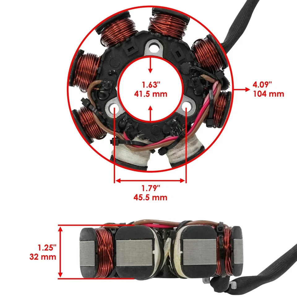 Stator for Kawasaki JS750 JS-750 Jet Ski 750 SX 1992 1993 1994 1995
