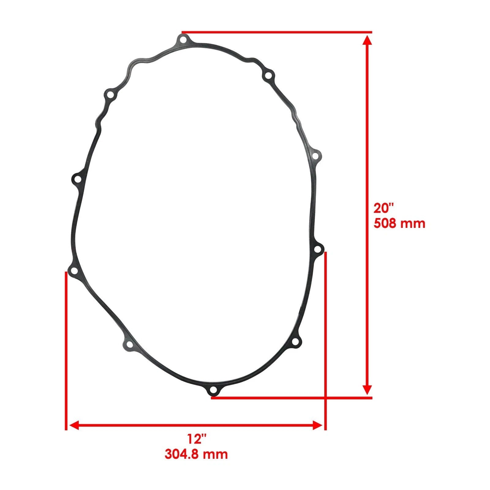 for Suzuki LT-A700X King Quad 700 4X4 2005-2007 V-BELT Outer Clutch Cover Gasket
