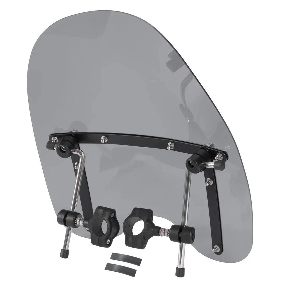 18"x16" Large Smoke Motorcycle Windshield For Honda Valkyrie 1500 GL1500C 1800