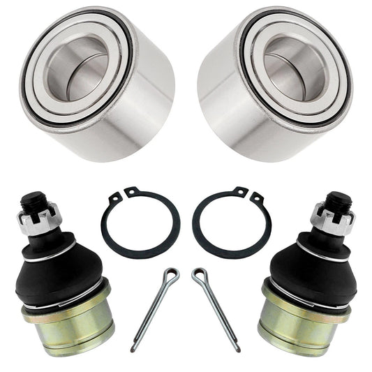 2 Front Wheel Knuckle Ball Bearing Joint For Honda TRX420 Rancher 420 4X4 14-24