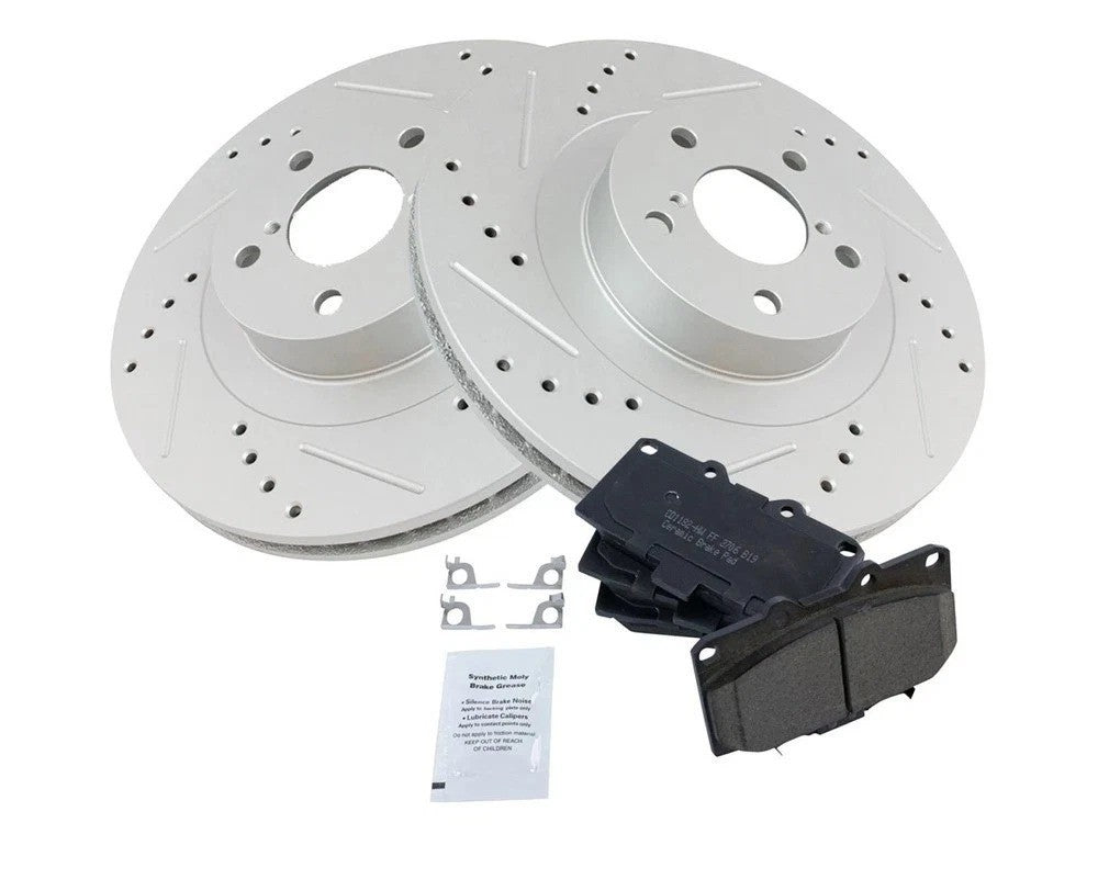 Performance Front Brake Pad & Rotor Kit Performance Ceramic Fits Subaru