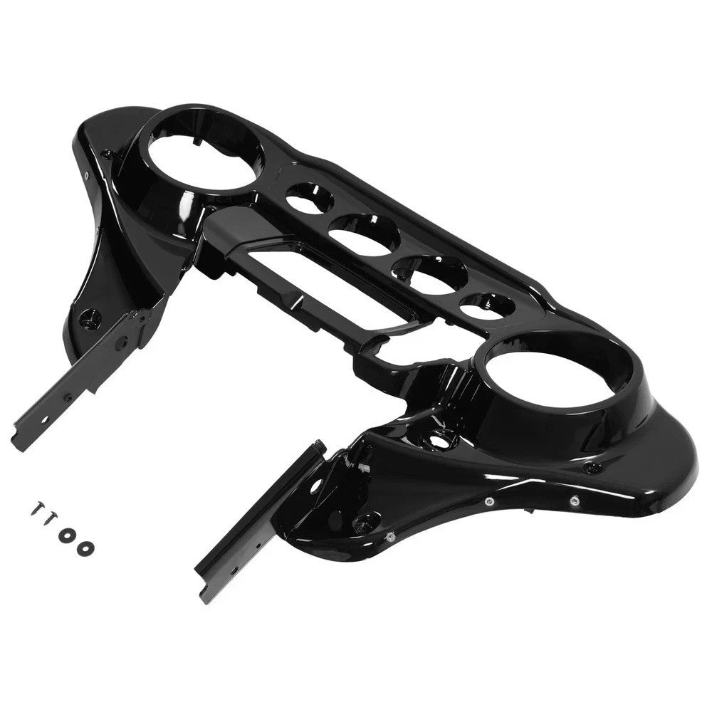 Black Gloss Front Inner Fairing For 2014-24 Harley Touring Street Electra Glide