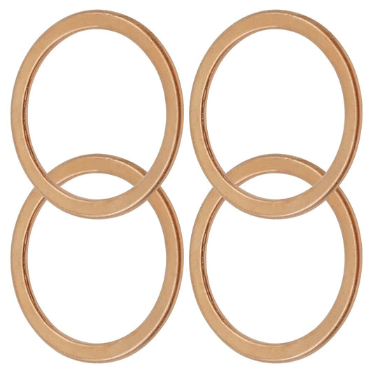 4 Exhaust Pipe Gaskets for Kawasaki Zephyr 550 ZR550B 1990 1991 1992 1993