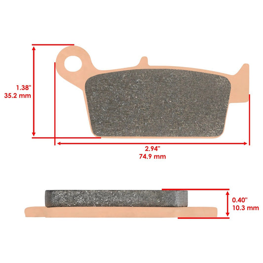 Brake Pads for Suzuki RM125 RMZ250 RM250 Front Rear Brakes 1996-2016