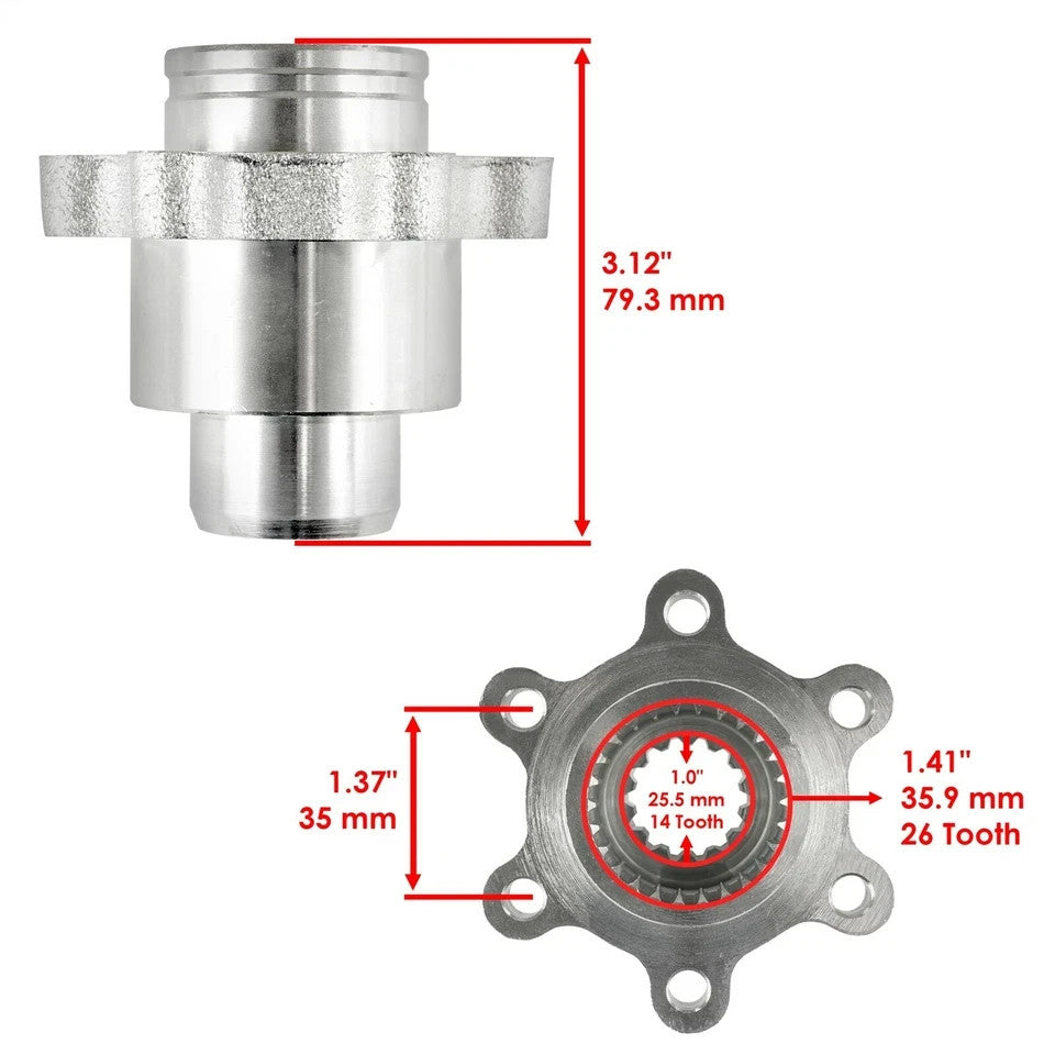 Rear Differential Drive Shaft Boss Fits Yamaha 5UG-46212-00-00