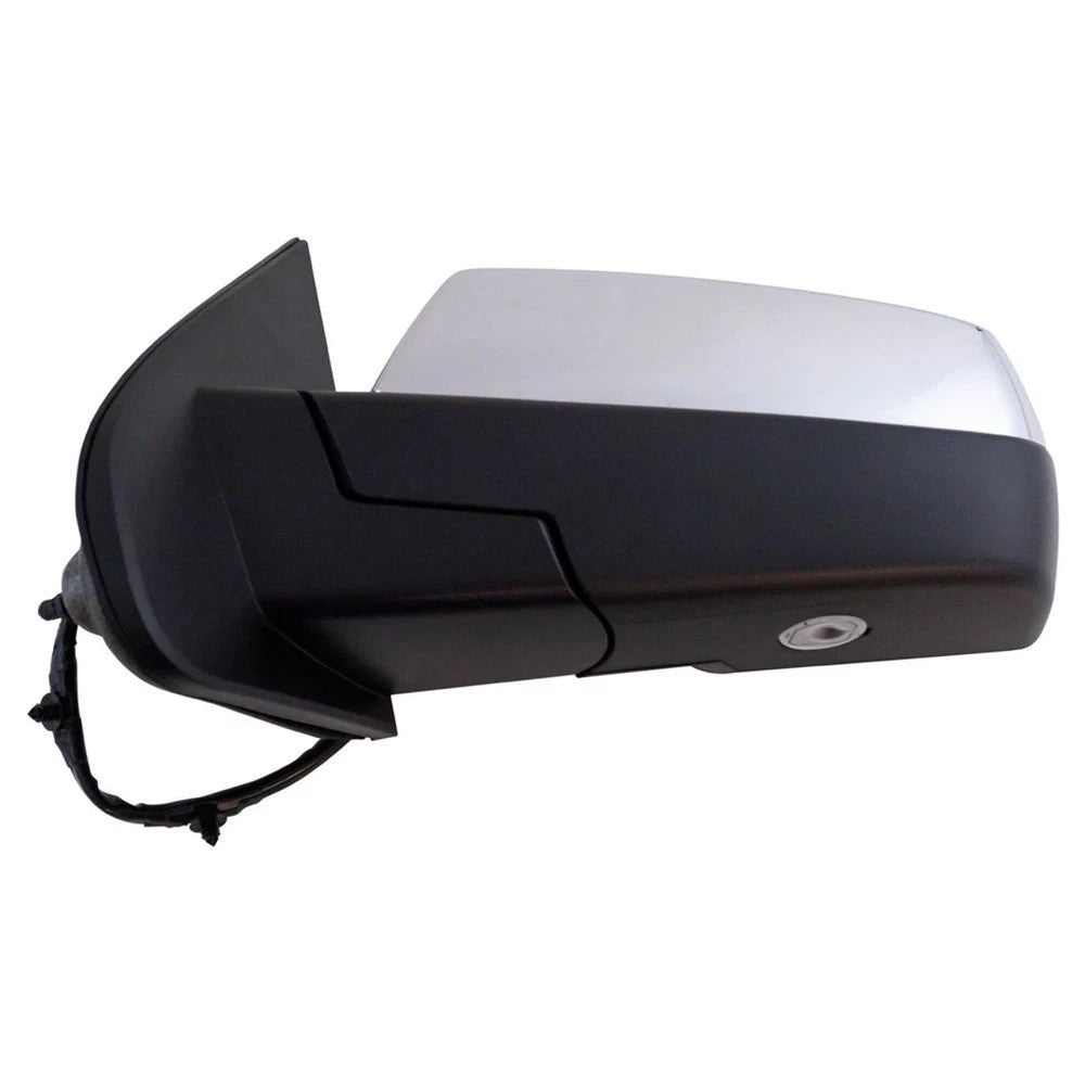 Mirror Power Folding Heated Memory Signal Puddle Chrome Left LH for GM Pickup
