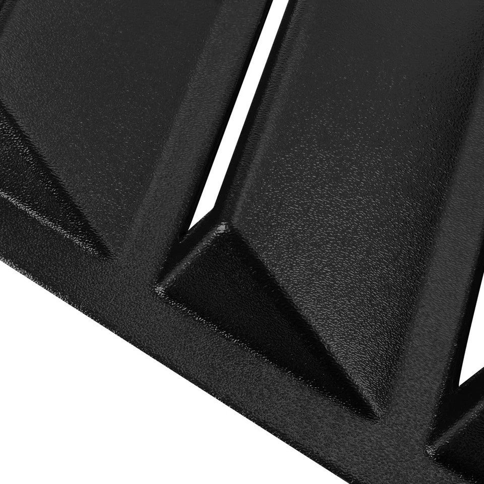 HECASA For Hyundai Genesis Coupe 2010-16 Side Window Louvers Sun Shade ABS Pair