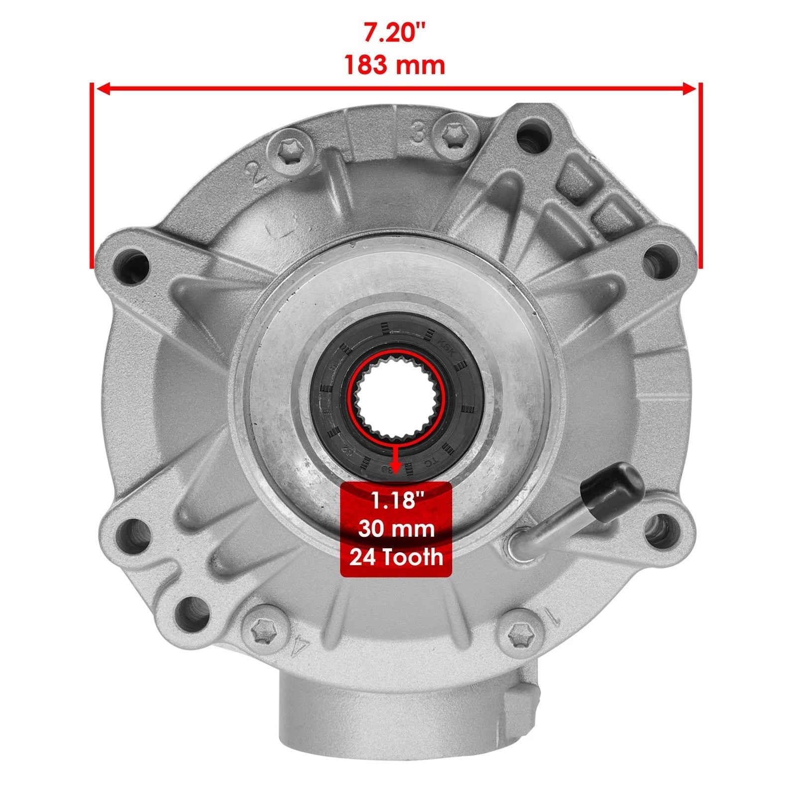 Complete Rear Differential Diff for Can-Am Outlander 650 4X4 2013 2014-2018