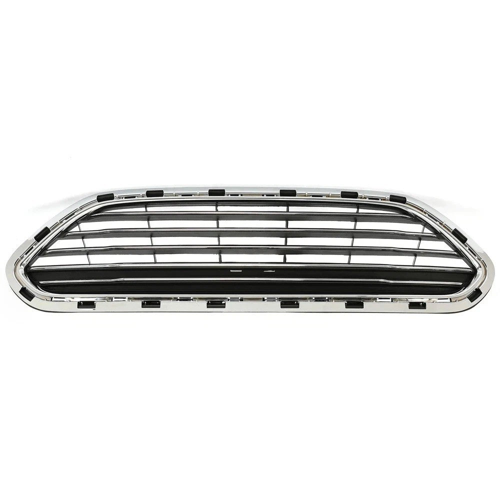 HECASA For 2014-2019 Ford Fiesta 4DR 15 16 17 18 Front Chrome Upper Grille Grill