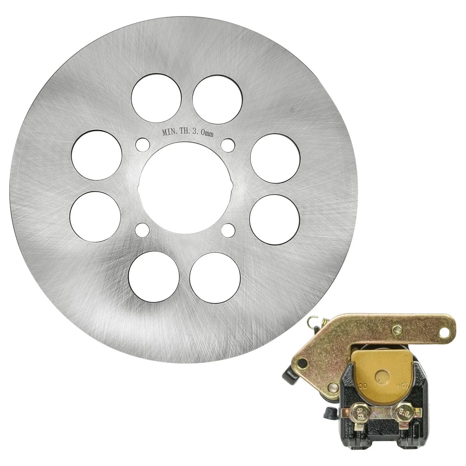 Rear Caliper w/ Pads and Brake Disc for Yamaha Raptor 660R YFM660R 2002-2005