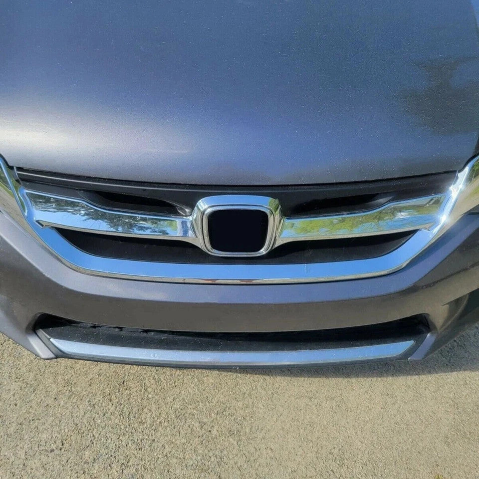 Fit 13-15 9th Gen Honda Accord 4 Door Chrome JDM Mod Style Front Hood Grille