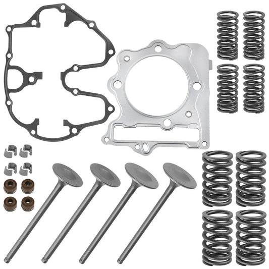 Cylinder Intake Exhaust Valve Kit for Honda TRX400EX Sportrax 400 2X4 1999-2008