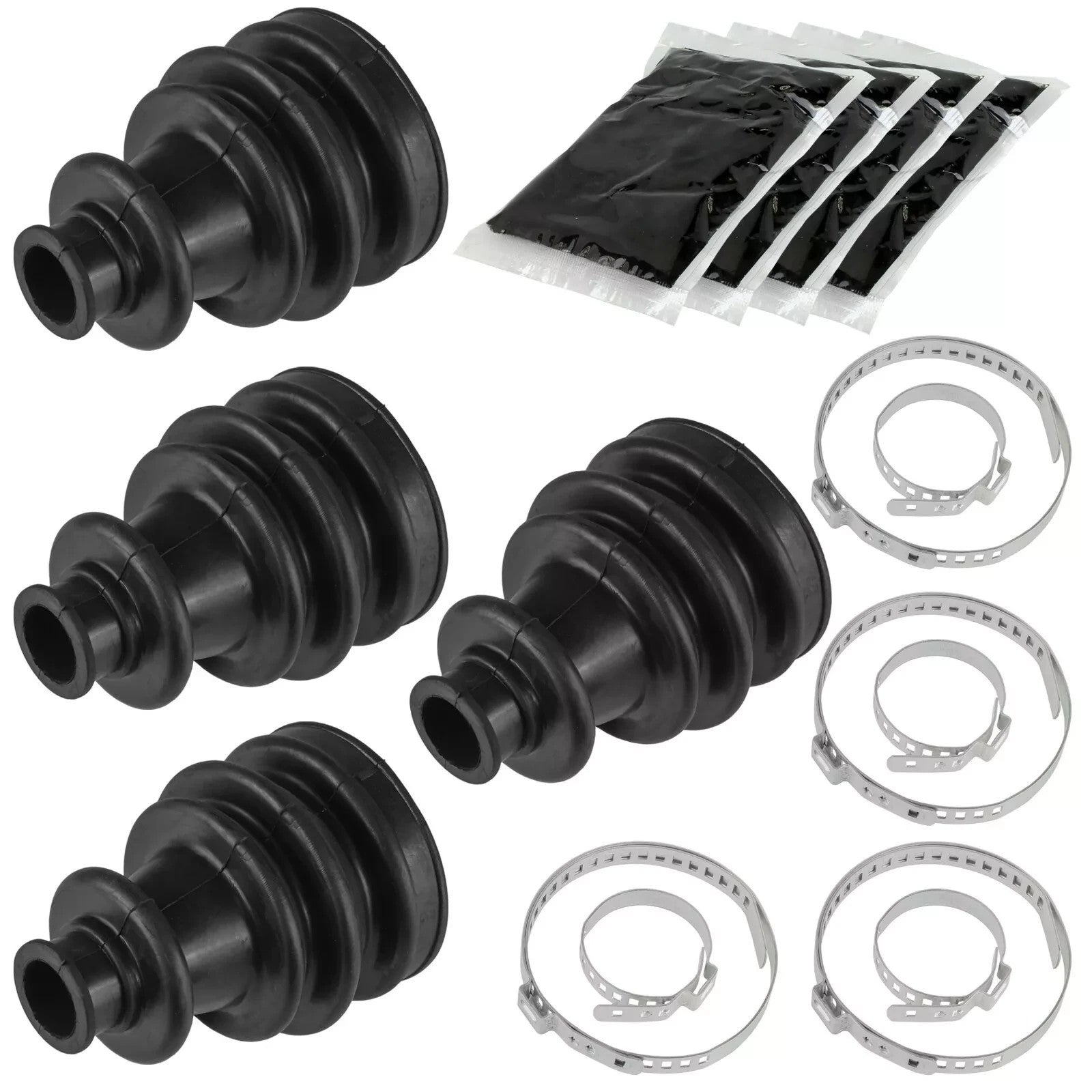 2 Front Right Left Axle CV Boot Kit for Polaris RZR 800 EFI 2008-2013 2014