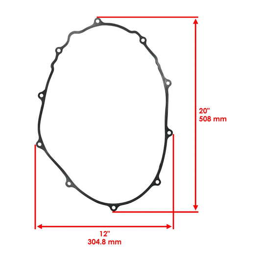 V-Belt Outer Clutch Cover Gasket for Suzuki 11486-31G00