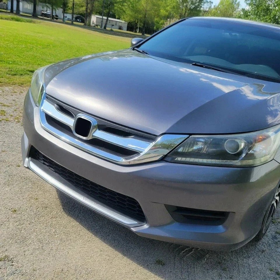Fit 13-15 9th Gen Honda Accord 4 Door Chrome JDM Mod Style Front Hood Grille
