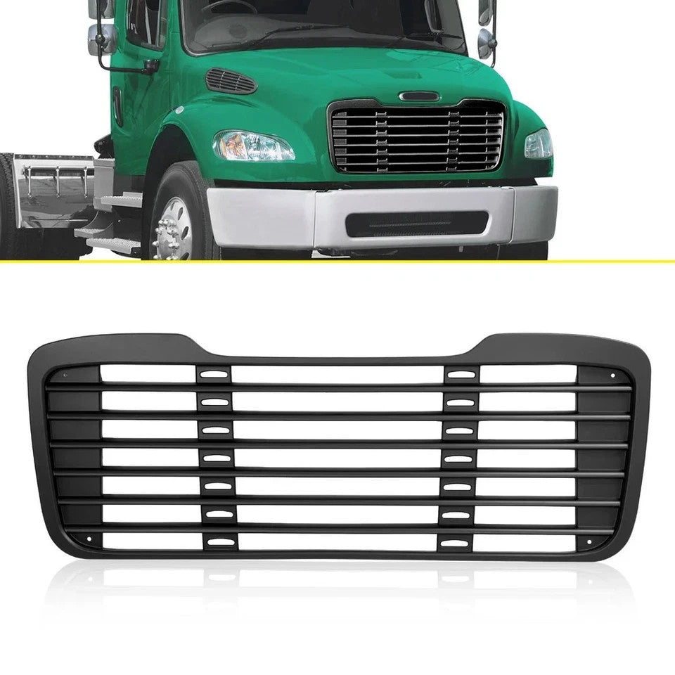 Black Front Grille For Freightliner M2 Business Class 100 106 112 2002-2022