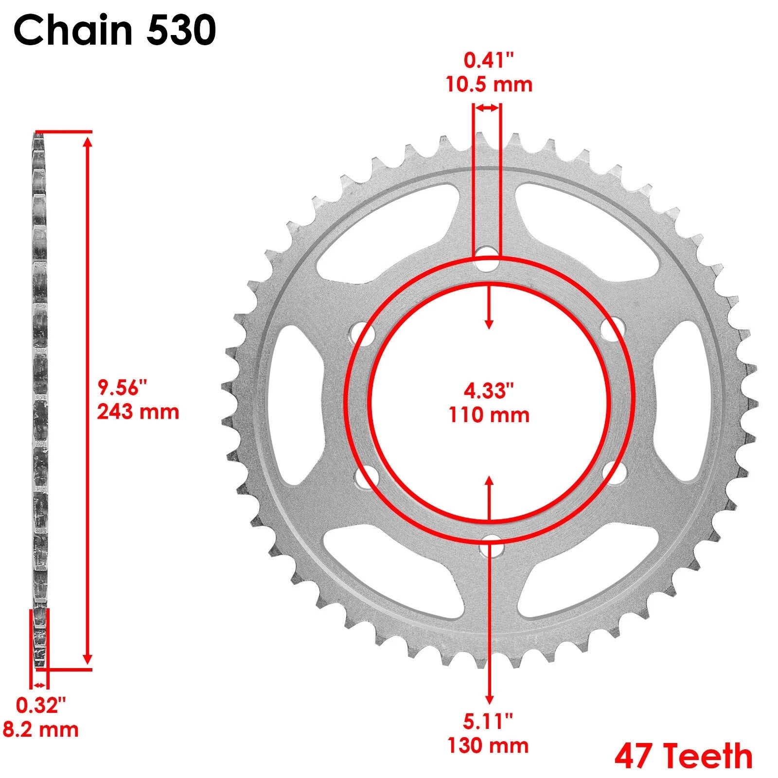 Caltric Blue O-Ring Drive Chain and Sprockets Kit for Yamaha R1 YZF-R1 2009-2014