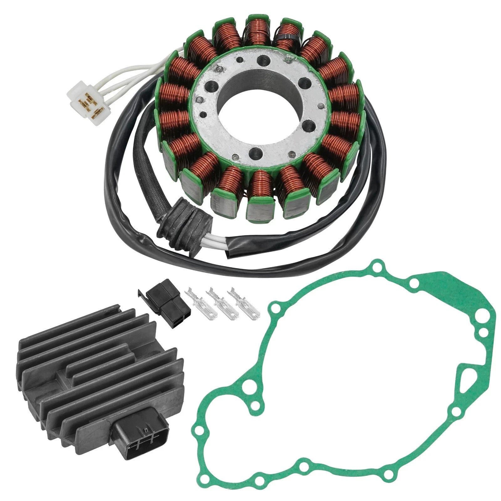 Stator & Regulator for Yamaha XV1700At Road Star 1700 Silverado 05-07 & Gasket