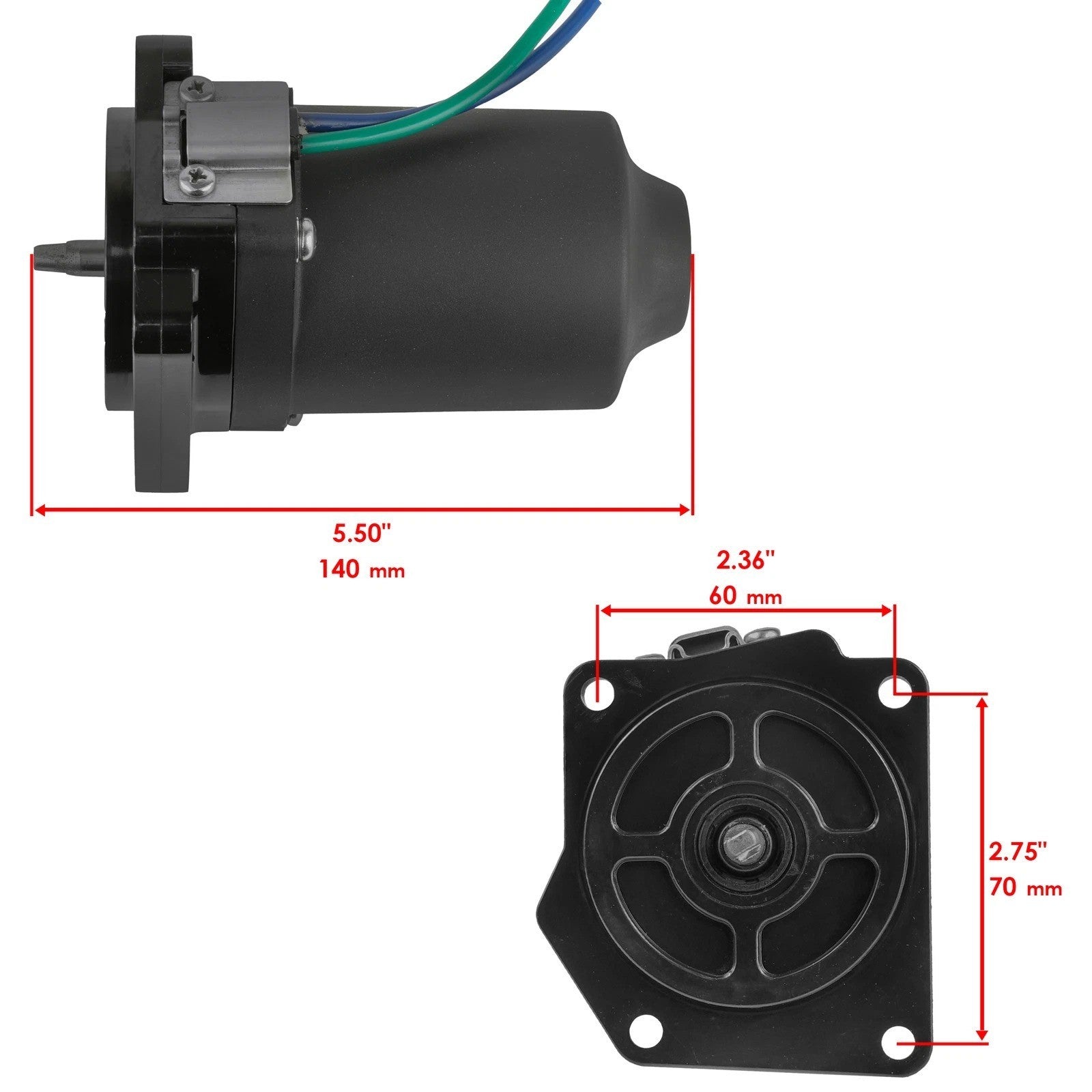Power Tilt Trim for Yamaha F90LA F90XA 2014-2018 6D8-43880-00-00 6D8-43880-01-00