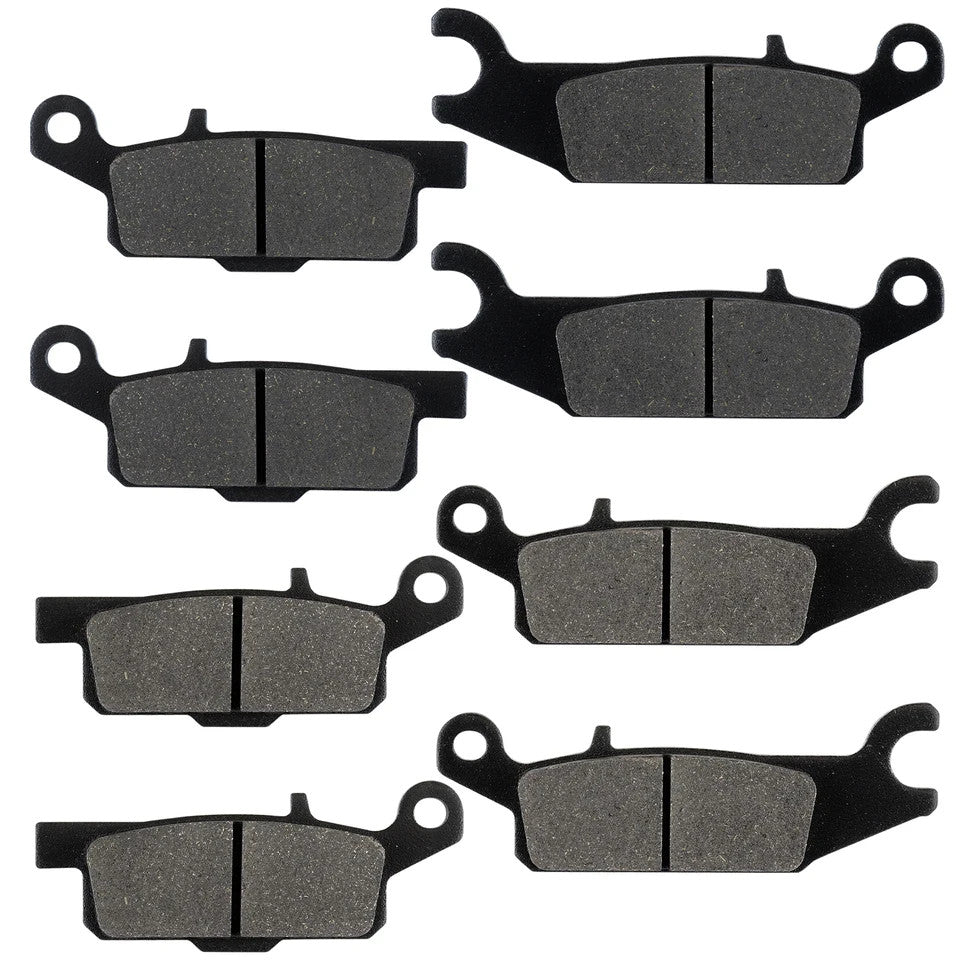 Front Rear Brake Pads for Yamaha Grizzly 550 YFM5FG YFM5FG YFM550 2009-2014