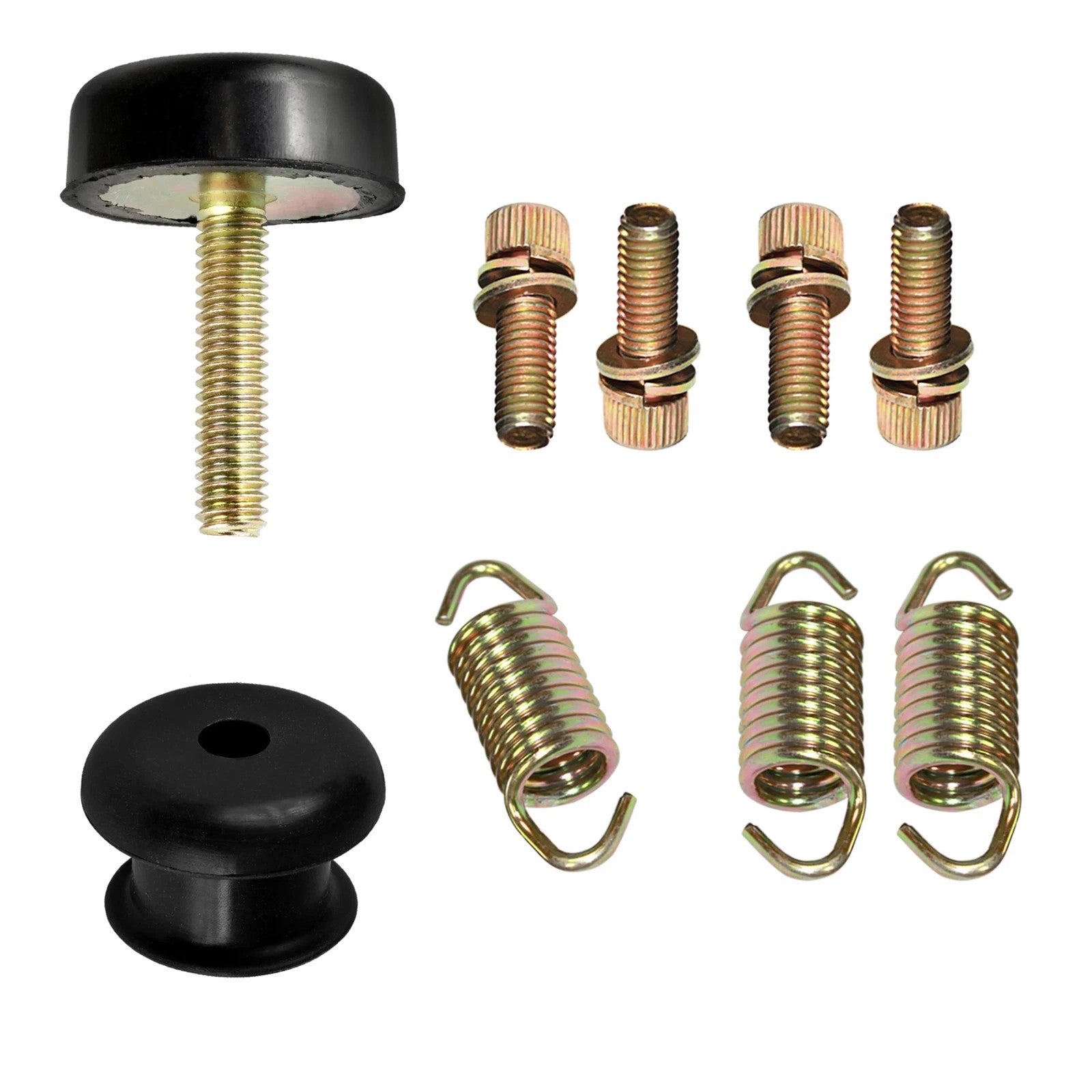 Complete Exhaust Muffler Silencer Kit for Polaris RZR S 800 EFI 2009 2010-2014