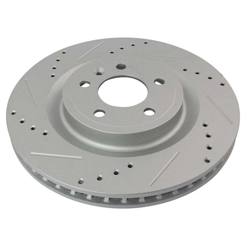 Front Rear Ceramic Brake Pad & Performance Coated Rotor Kit w/Chemicals
