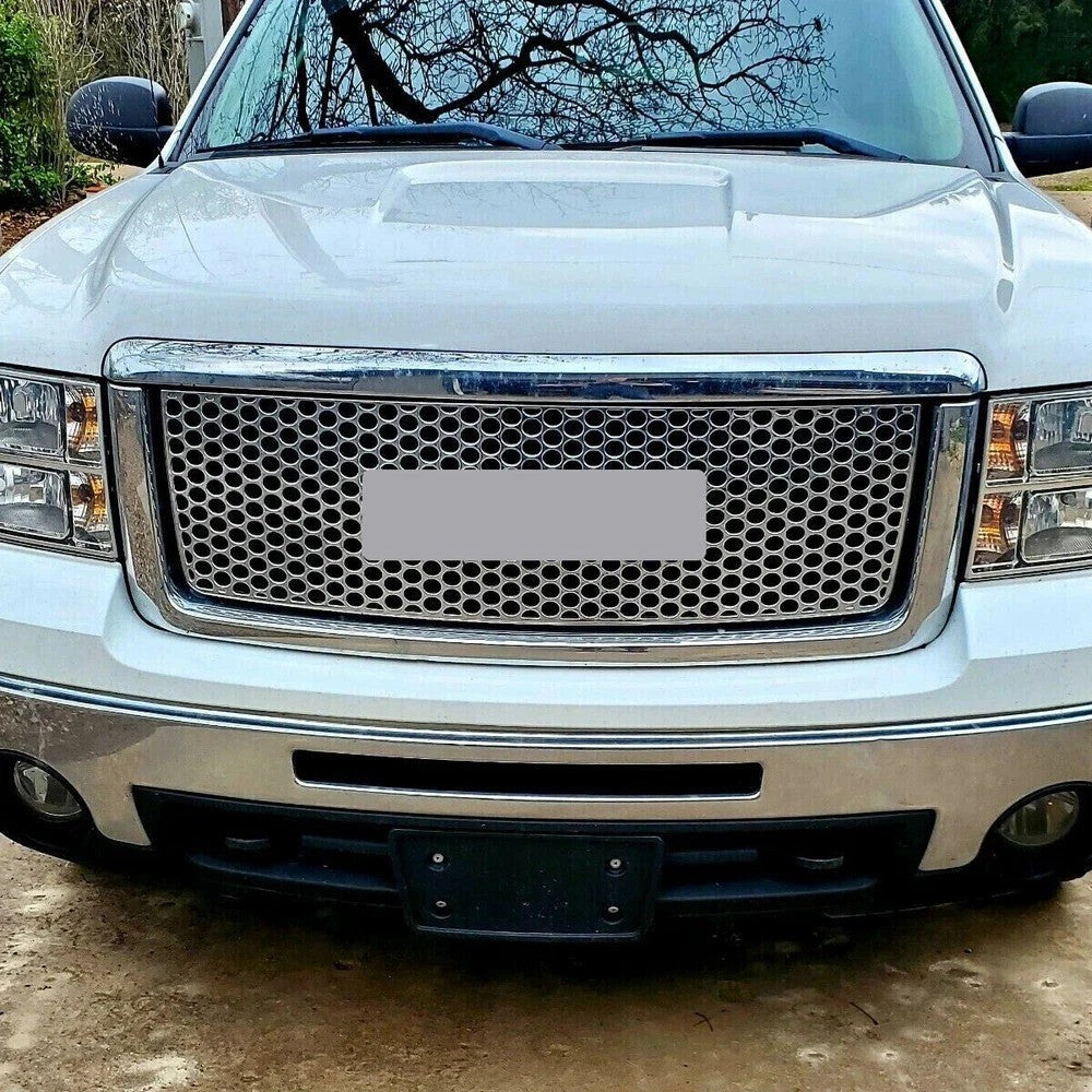 Fits 07-13 GMC Sierra 1500 Denali Front Upper Hood Grill Grille New Body Style