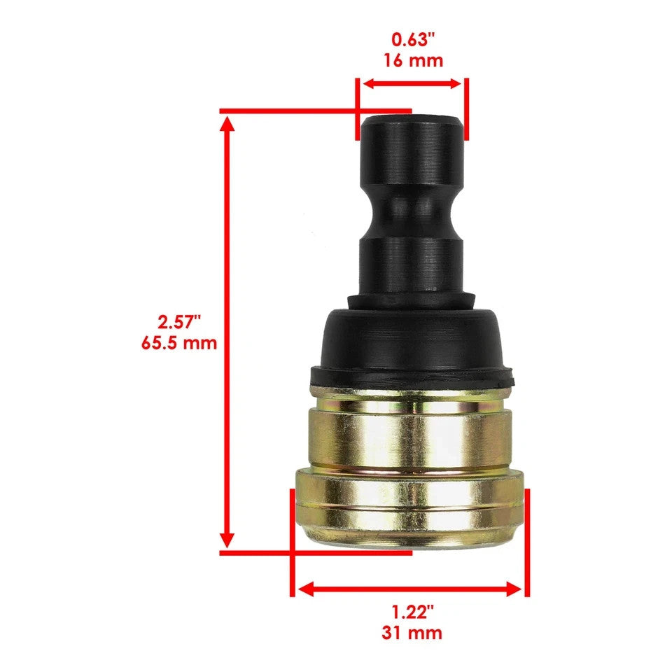 for Polaris Ranger XP 1000 2017-20 4 Front Suspension Lower and Upper Ball Joint