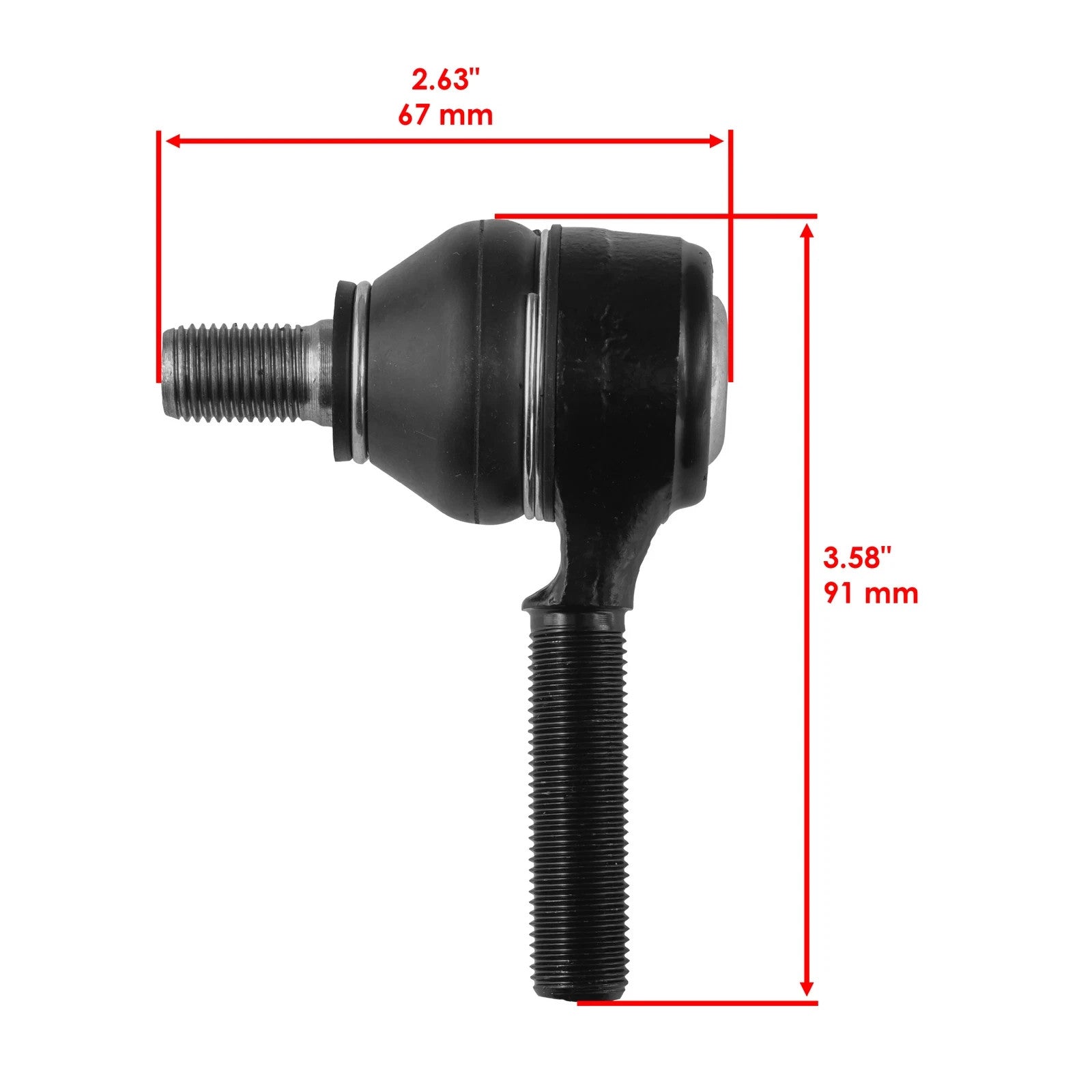 Set of 2 Tie Rod Ends for John Deere Gator Xuv 825I  850D 855D Utv Ball Joints