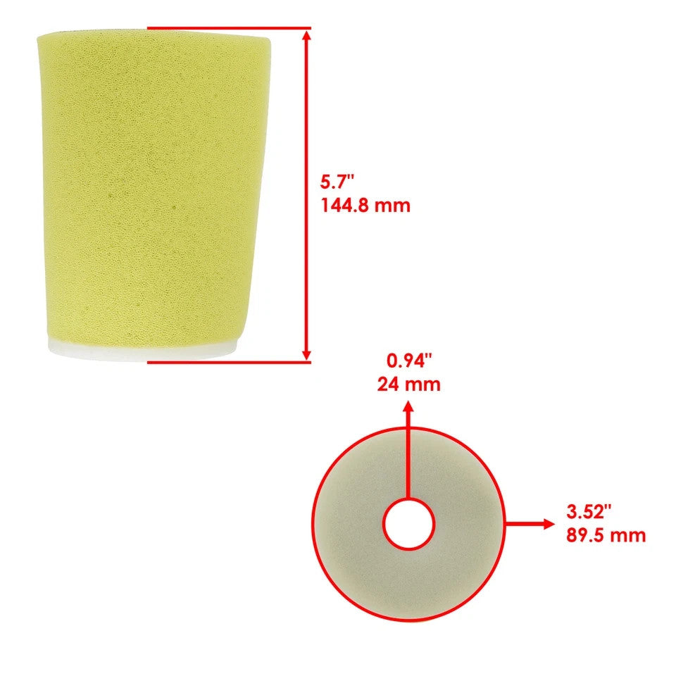 for Yamaha Moto-4 250 YFM250 / Moto-4 350 YFM350ER 1987-1995 Air Filter Cleaner