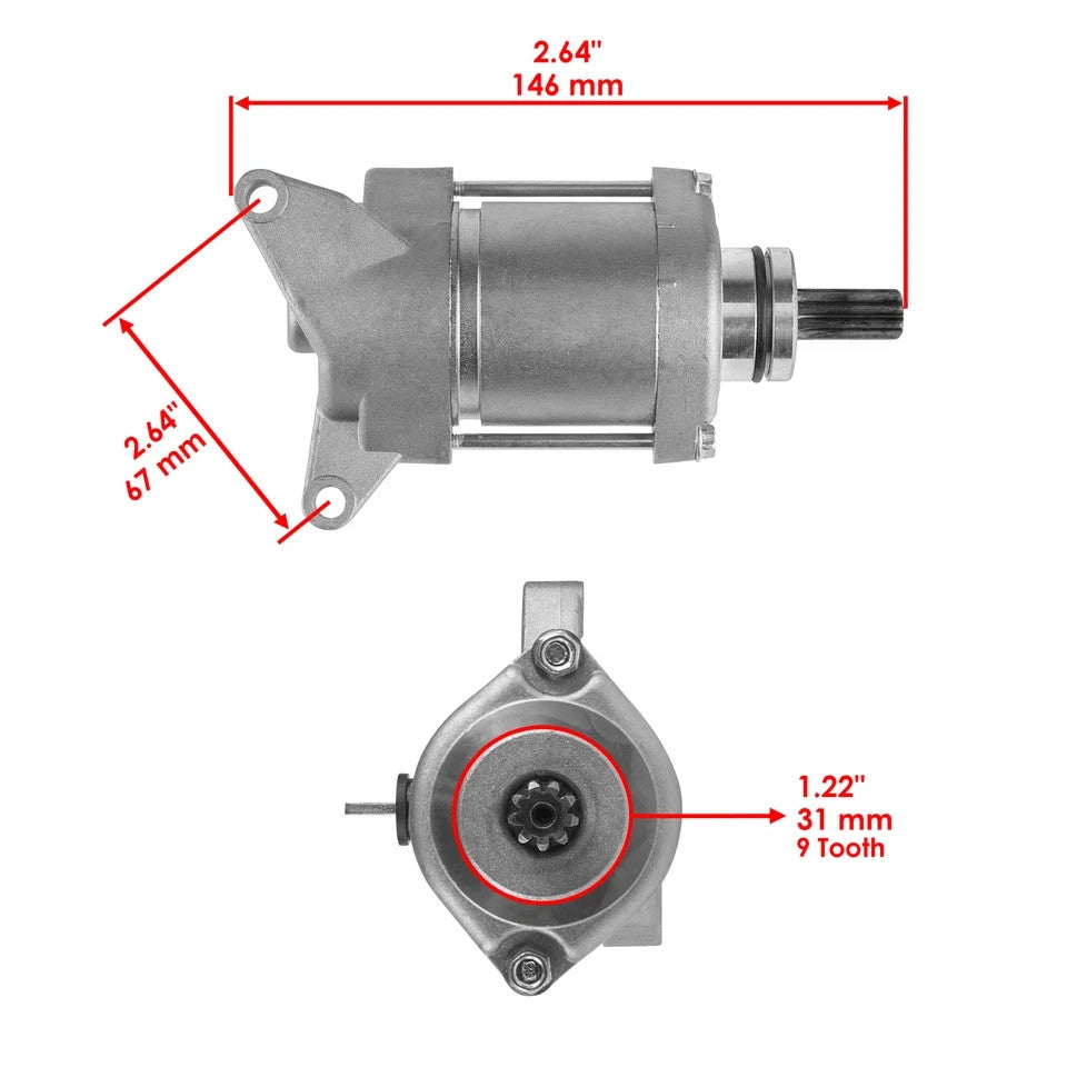 Starter for Yamaha WR450F WR 450F 2003 2004 2005 2006