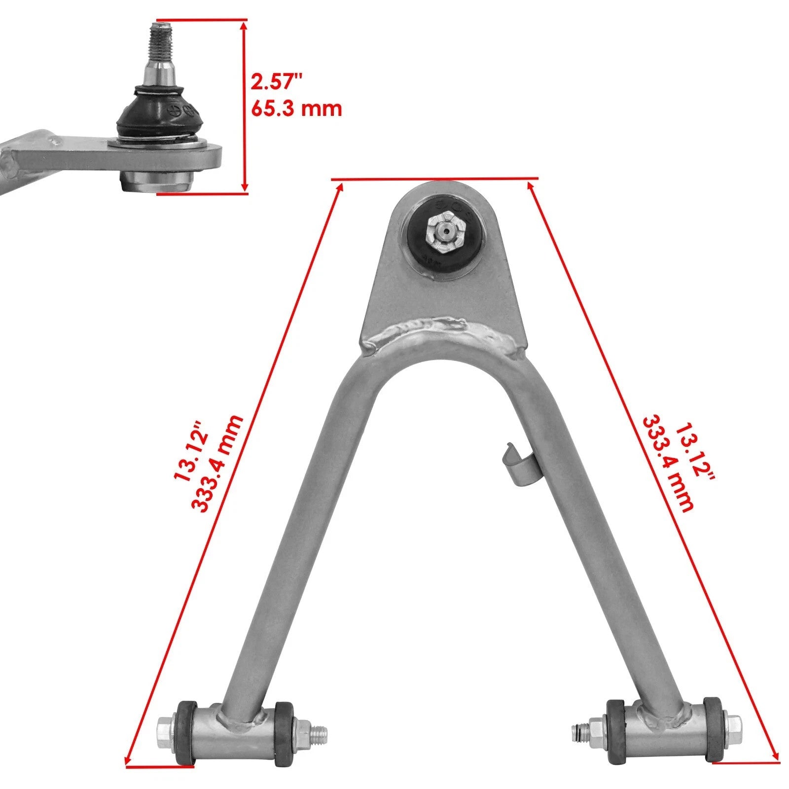 Front Lower & Upper A-Arms for Yamaha Raptor 350 YFM350R YFM 350R 2004-2010
