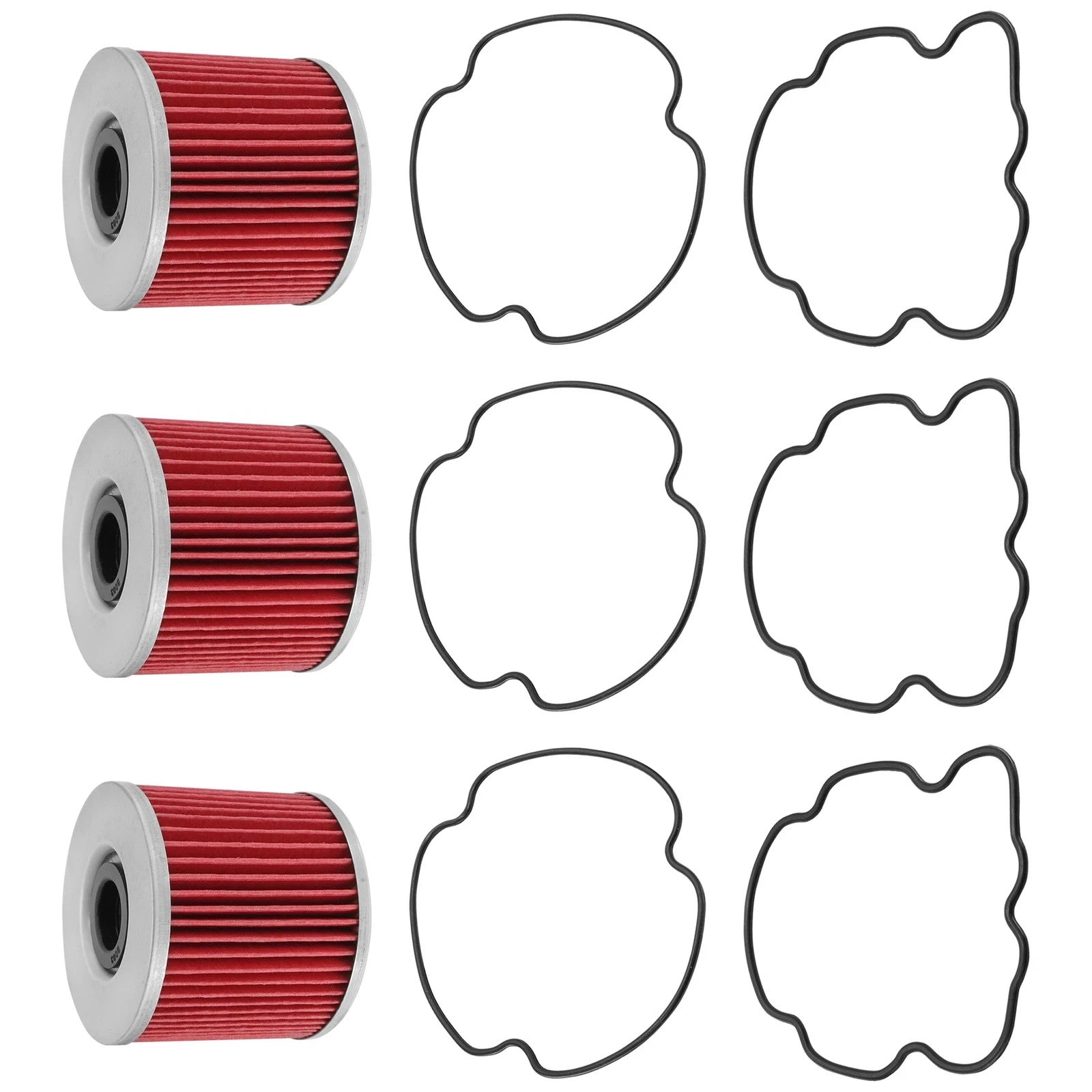for Suzuki GS500 GS500E GS500F 1989-2002 2004-2009 Oil Filter 3-Pack