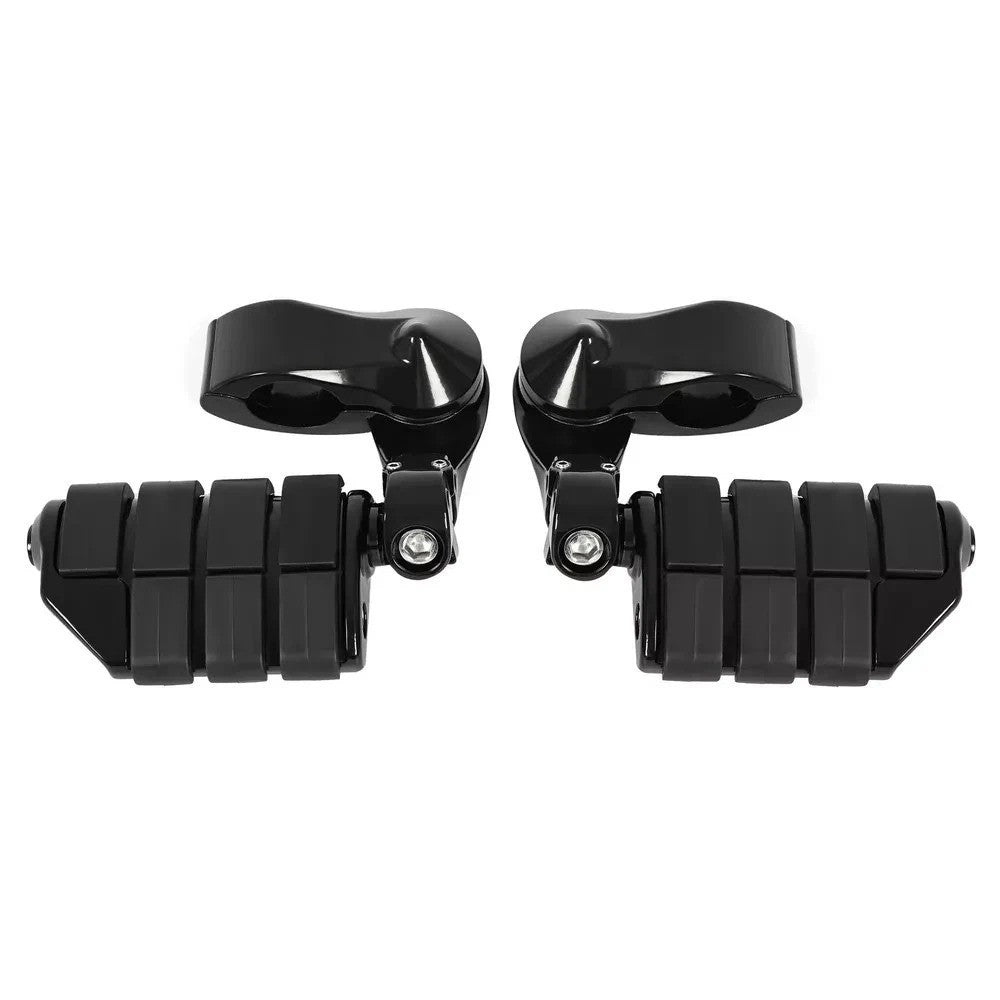 Motorcycle Black Highway Foot Pegs For Harley Davidson Touring Road Street Glide
