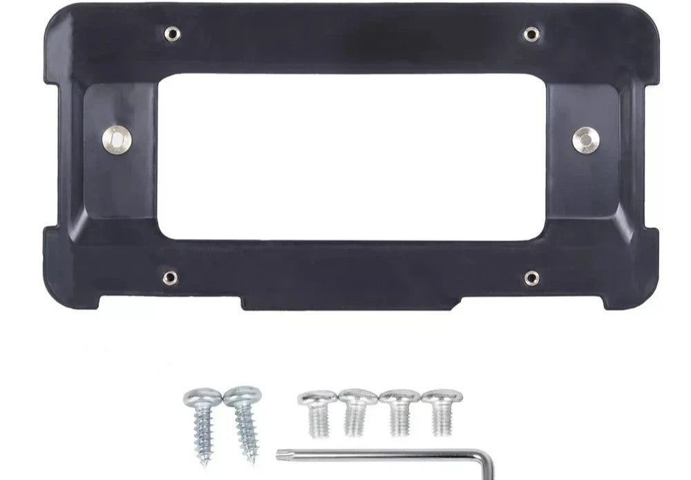 Rear License Plate Mount Frame Holder Bumper Bracket for BMW + 6 SCREWS