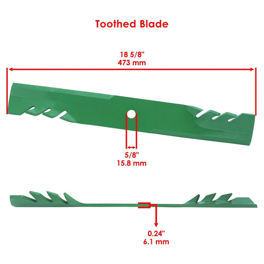 Caltric 54 Deck Blade For Bad Boy CZT 2013-2015 / MZ Magnum 2013-2024 Gator