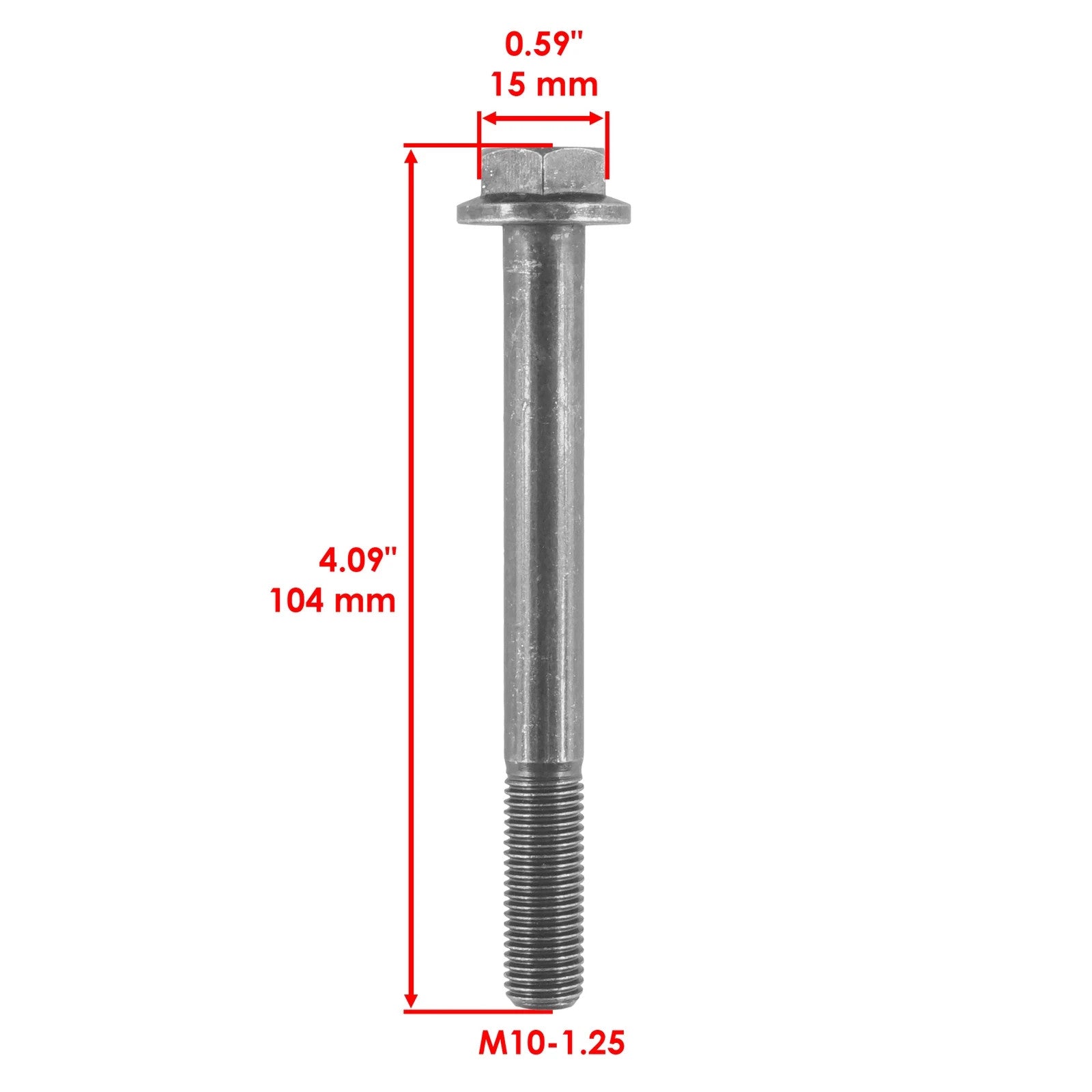 2x Rear Arm Upper or Lower Bolt w/ Nut for Polaris Ranger  700 800 EFI 4x4 09-11