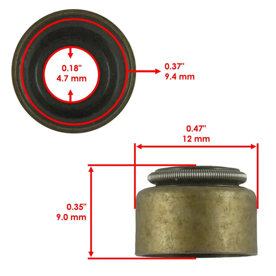Cylinder Intake Exhaust Valve Gasket Kit for Yamaha Raptor 350 YFM350R 2004-13
