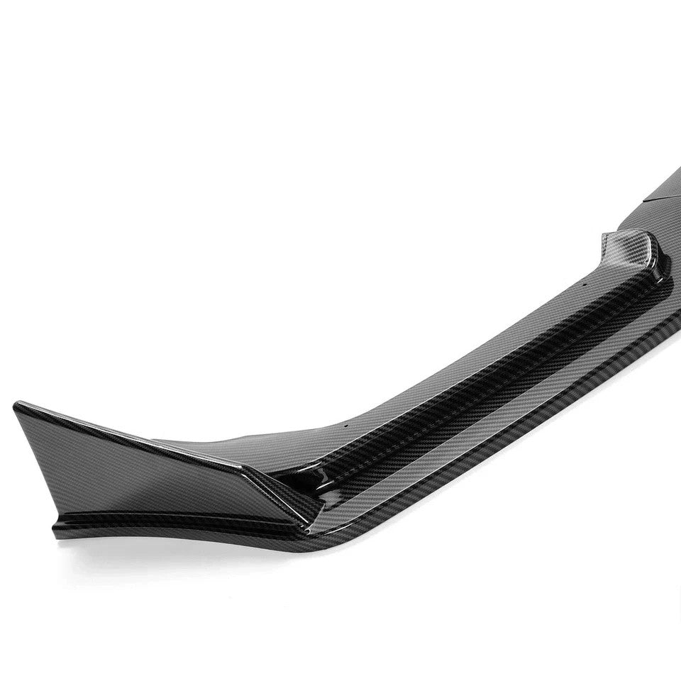 Front Bumper Lip Spoiler Splitter For Infiniti Q50 Sport 2014-2017 Carbon Fiber