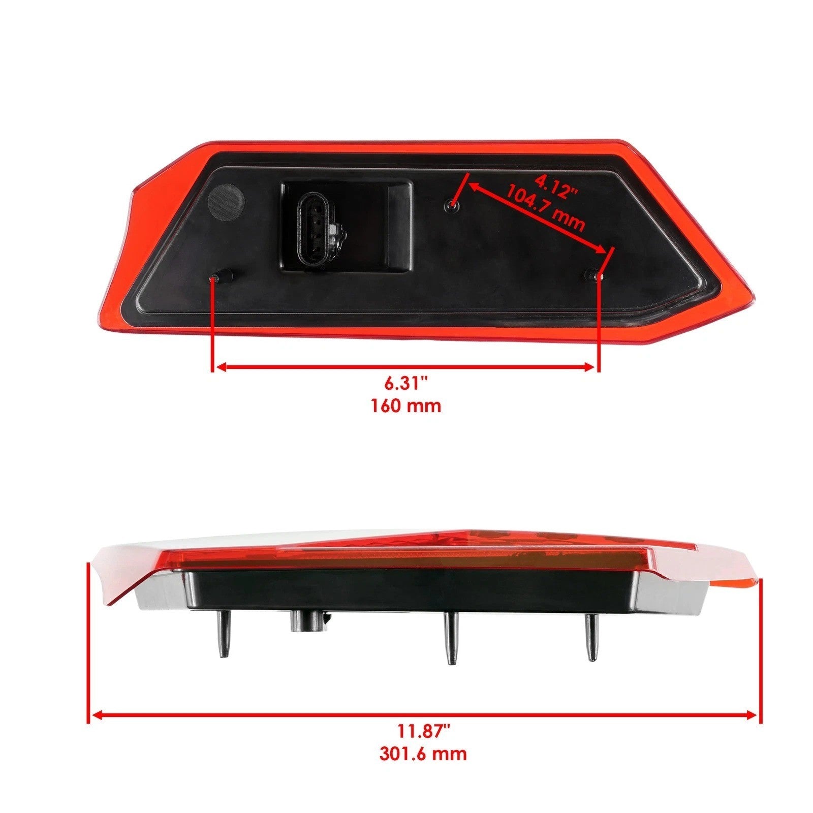 Complete Rear Left LED Taillight For Polaris RZR 900 / RZR 900 50/55" 60" 15-21