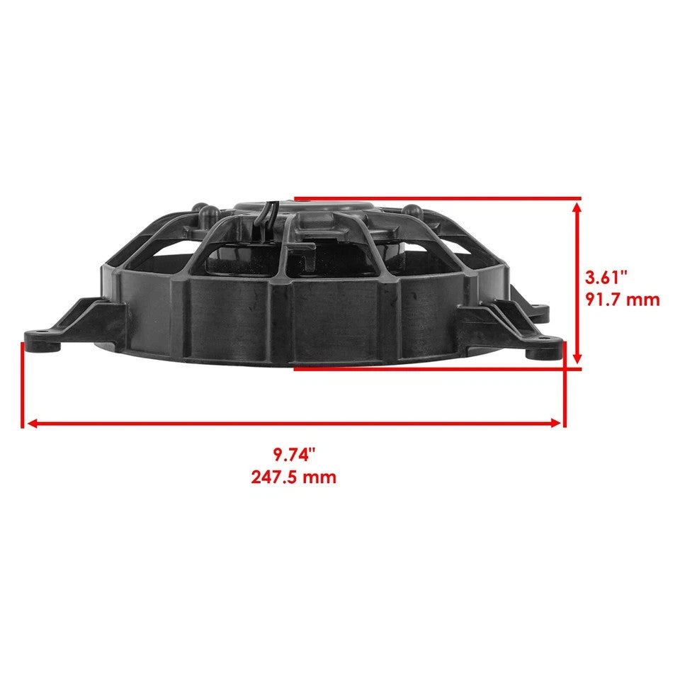 For Yamaha Kodiak 400 YFM400 Radiator Fan 2003-2006 5ND-E2405-02-00
