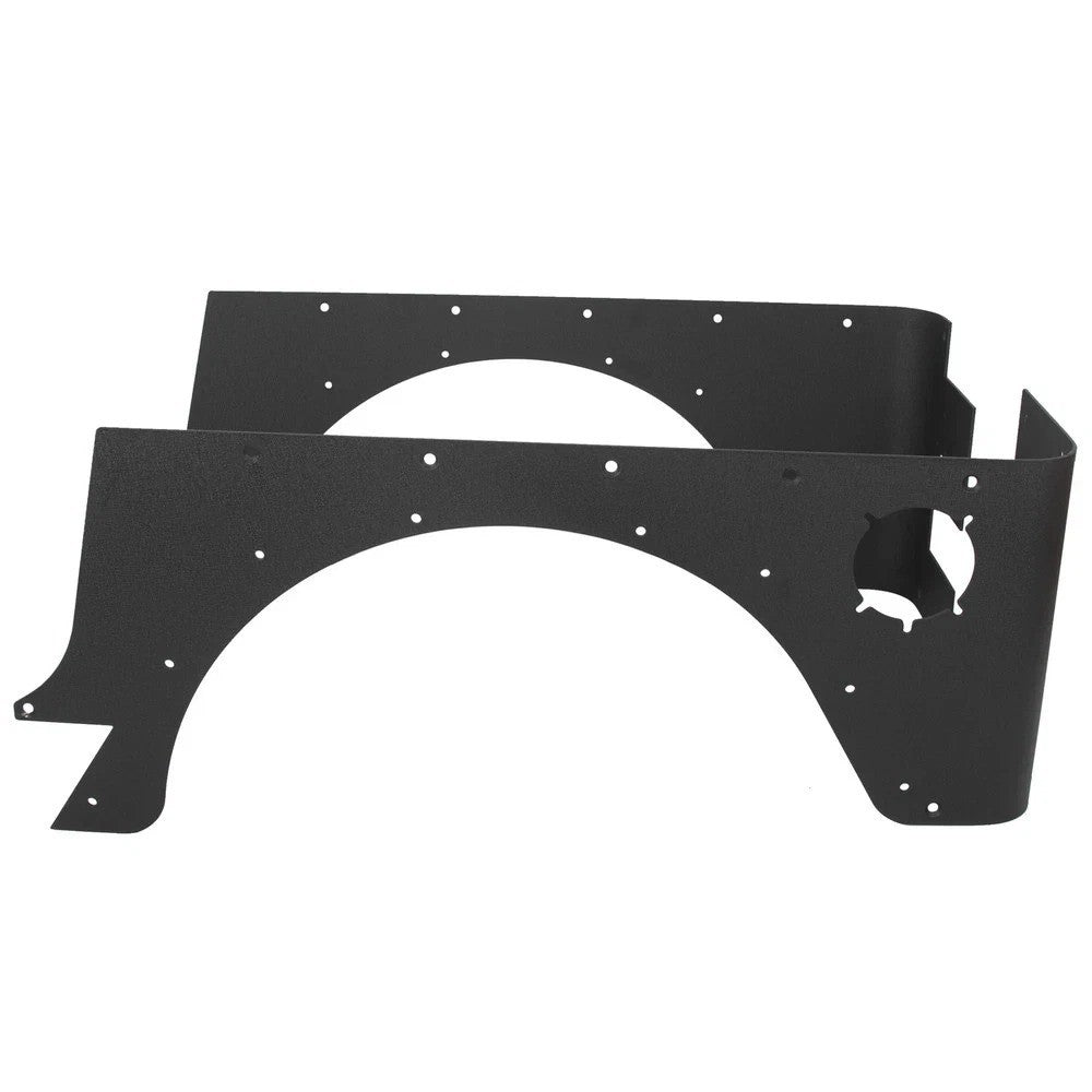 Fits 97-06 Jeep Wrangler TJ 51-0043 Rear Corner Rocker Guard Set Textured Steel