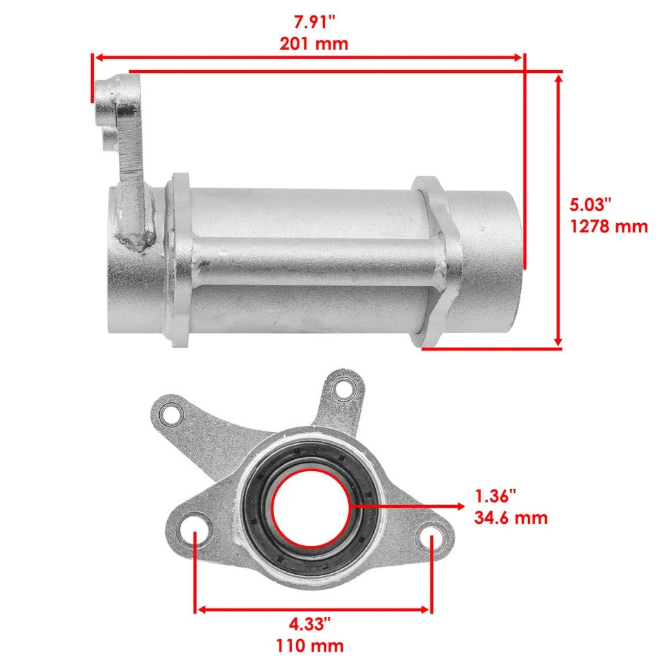 Rear Axle Bearing Housing Carrier Hub fits Yamaha Raptor 350 YFM350R 2004 - 2013