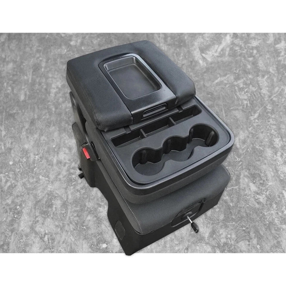 Console Lid Center Armrest Cover For 2014-18 15 Silverado Sierra 1500 2500 3500