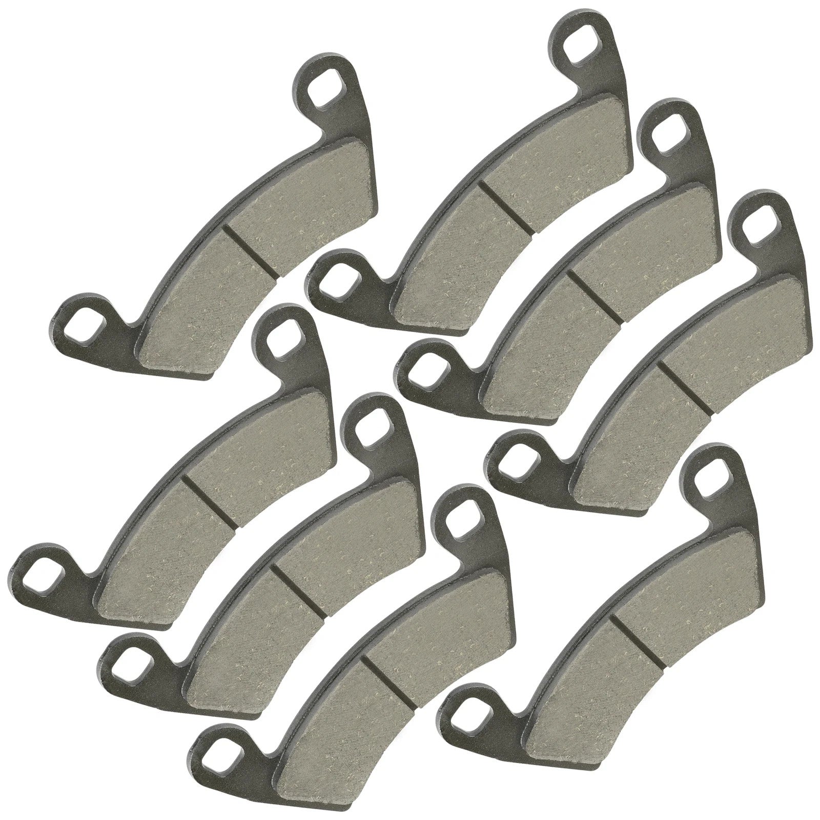 Caltric Front and Rear Brake Pads for Polaris Ranger Crew 900-5 900-6 2015-2017