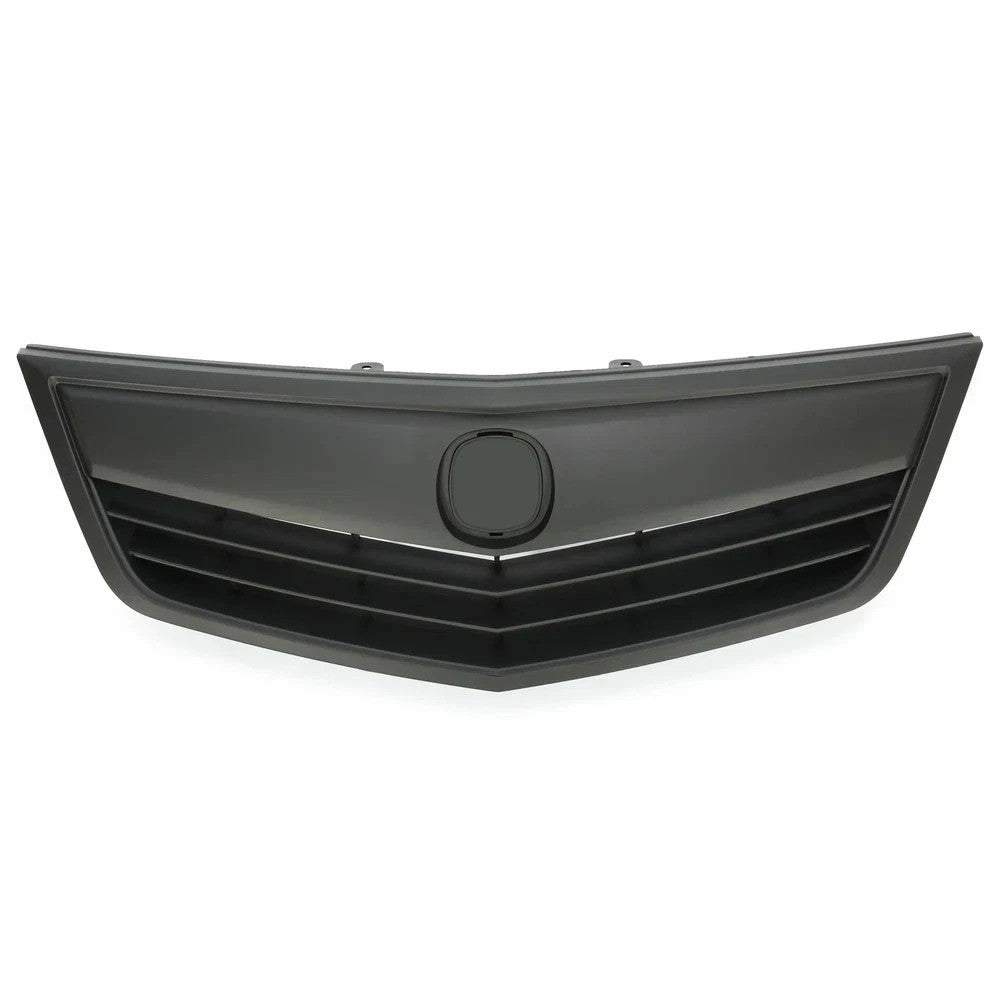 For 2011 12 13 2014 Acura TSX Front Bumper Upper Mesh Grille Trim Matte Black