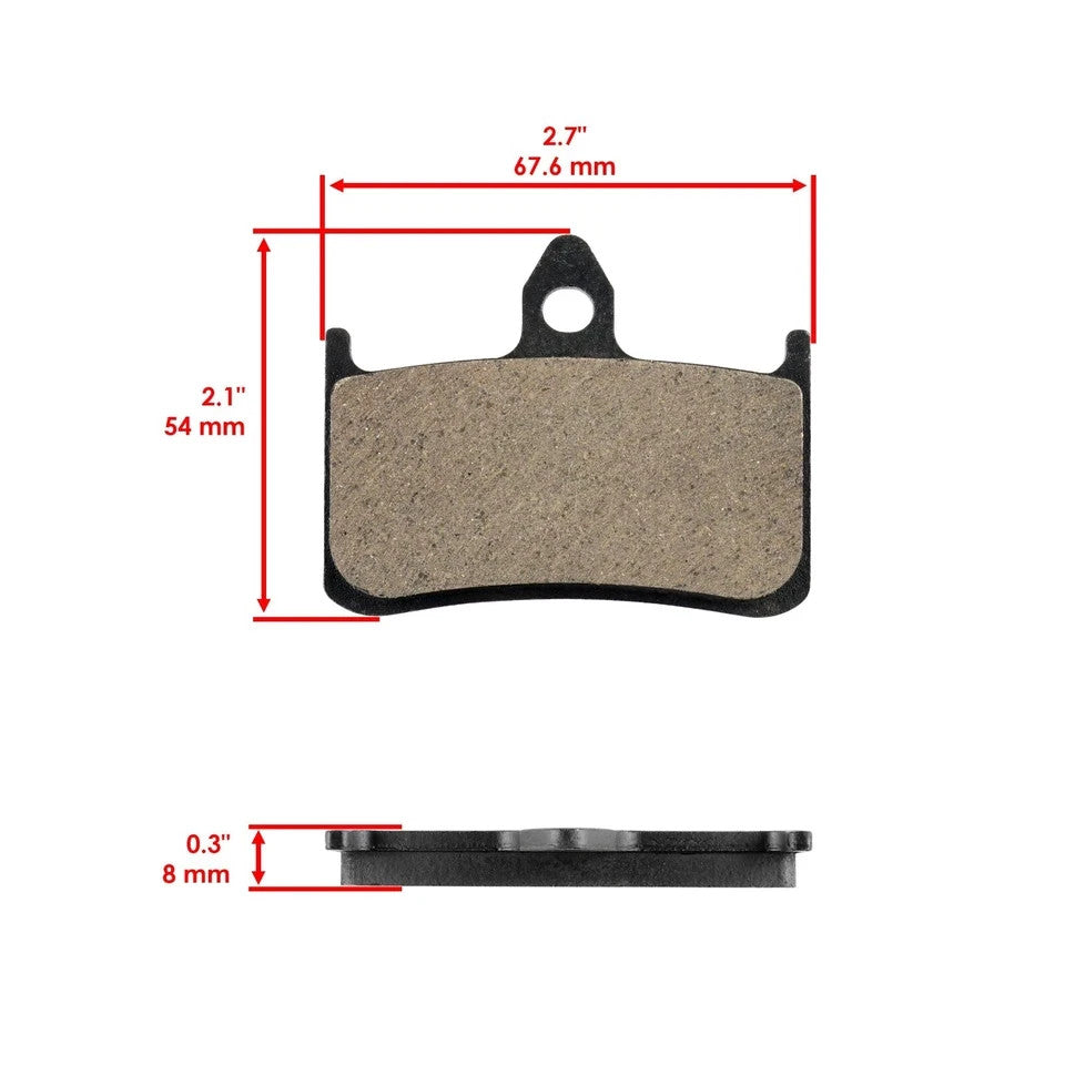 Front Rear Brake Pads for Honda CBR900RR Fireblade 900 1993 1994 1995 1996 1997