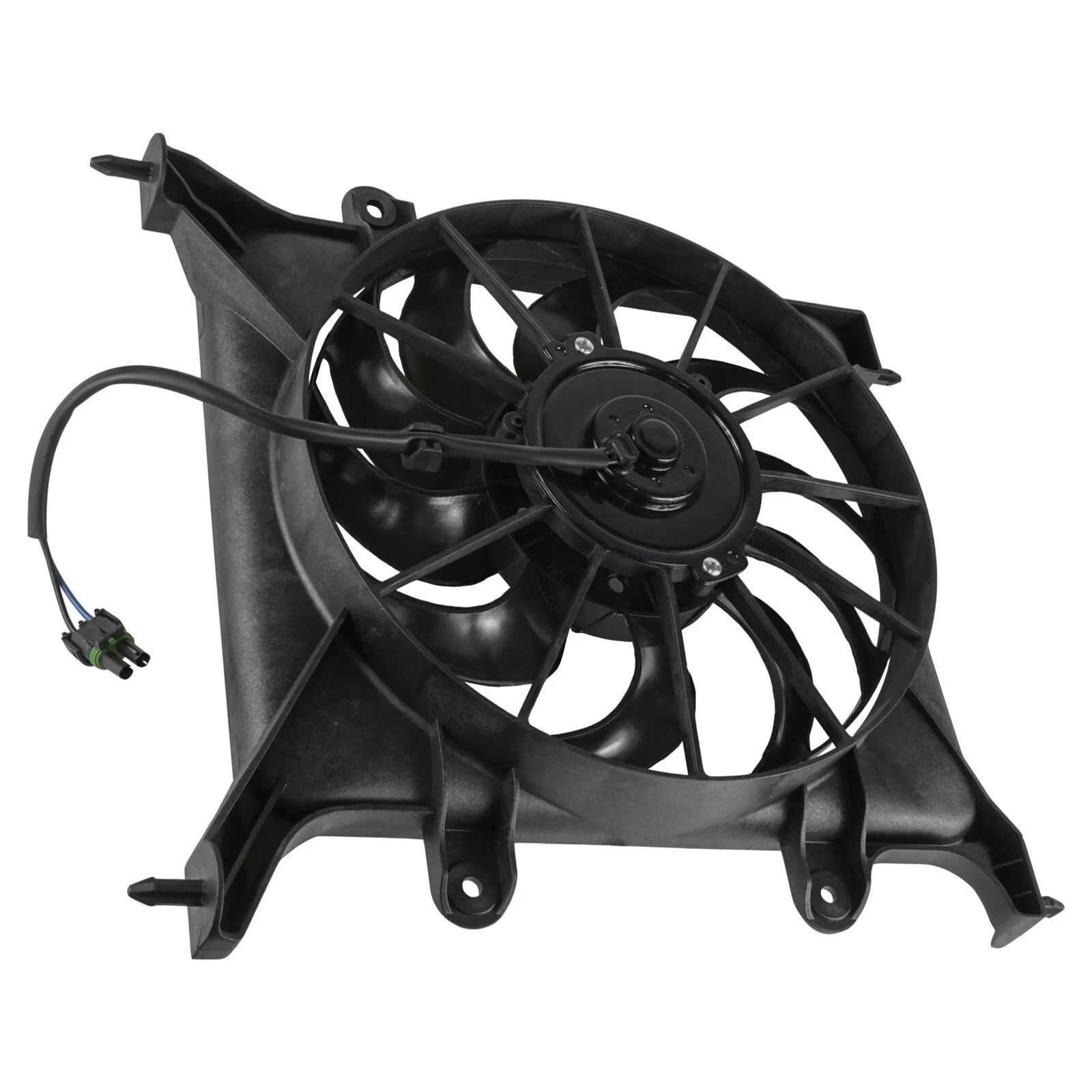 Caltric Radiator Fan With Shroud Assembly For Polaris Ranger 500 2017-2022