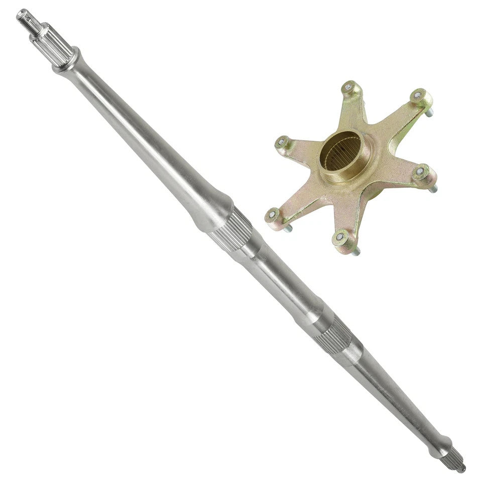 Rear Axle Shaft w/ Sprocket Axle Collar  for Yamaha Warrior 350 YFM350 1989-2004